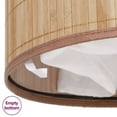 thumbnail image 5 of vidaXL Bamboo Laundry Bin Oval Natural, 5 of 5