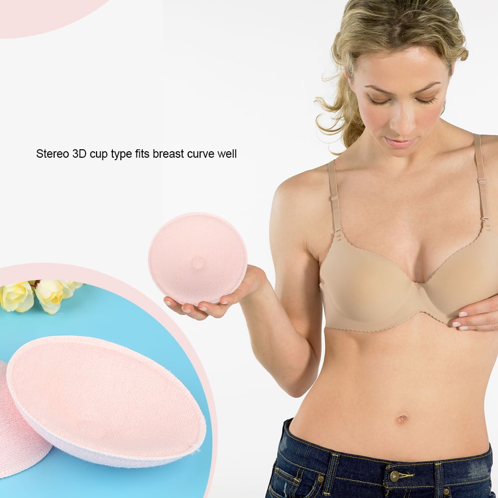 WALFRONT 6pcs Washable Reusable Soft Cotton Breast Pads Absorbent Breastfeeding Nursing Pad, Nursing Pad,Breast Pad