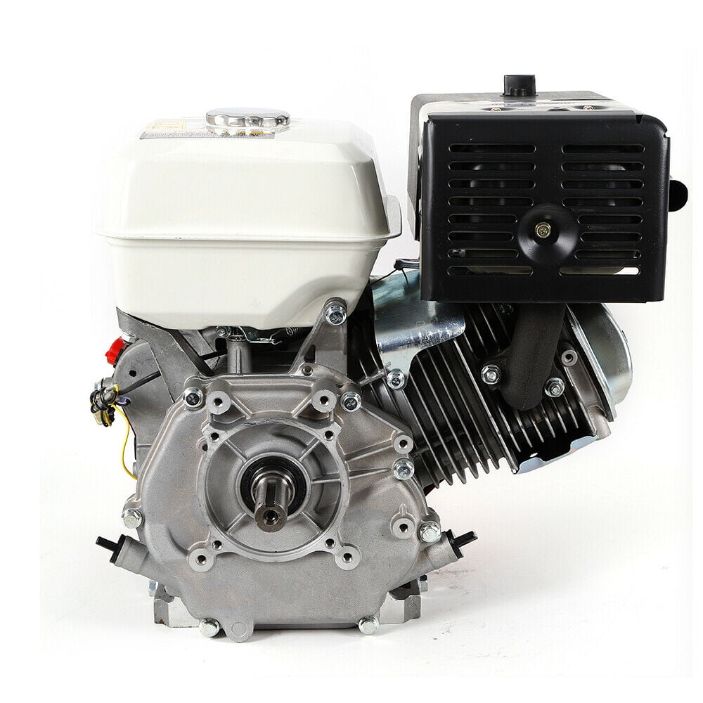 DONNGYZ 4-Stroke 15HP OHV Single Cylinder Gasoline Engine Go Kart Gas Engine Electric Start Gas Power Gasoline Motor 420CC with Oil Alarm US Stock 