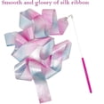 thumbnail image 3 of BEMS-4 Piezas Cinta de Gimnasia Artística Cinta de Danza Rosa y Azul, 3 of 5