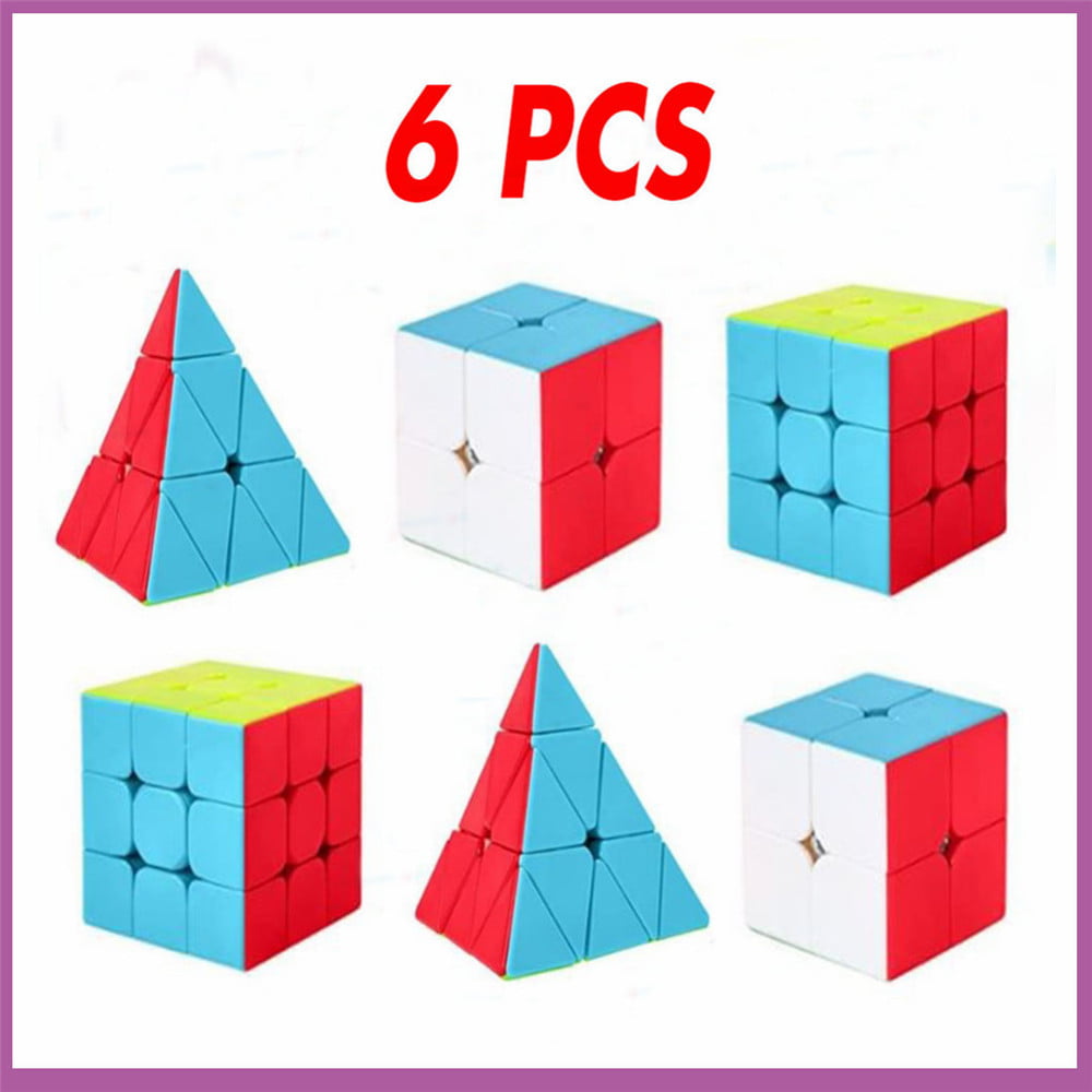 Fruit Magic Speed Cube Set 3 Pack Stickerless Birthday for Kid Puzzle Toy Anti Stress for Anti-Anxiety Adults Kids Best High Speed Turns Quick and More Precisely Puzzle Game 