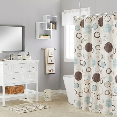Skl Home Otto Fabric Shower Curtain Neutral 70 X 72 Walmart Com