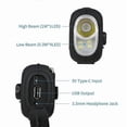 thumbnail image 2 of AM/FM Emergency Radio with Solar and Hand Crank, SOS Alarm, 4 Modes Flashlight (red), 2 of 5