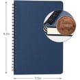 thumbnail image 2 of Cuaderno en espiral con rayas para estudiantes, A5, 1 paquete de 5,5 x 8,3 pulgadas, cuadernos de escritura de viaje con tapa dura, cuaderno de notas, cuaderno de bocetos, diario de negocios para, 2 of 7