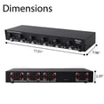 Vaiyer 6-Channel Speaker Selector with Volume Control, 900W Max Dual ...