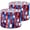Color 1, variant on Patriotic Linen Drum Lamp Shades Abstract American Flag Paint Splashes Brush Strokes Red 13" x 13" x 10" Lampshade for Table Lamps Floor Lamps Lamp Shade Replacement Easy Assembly Required