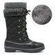 thumbnail image 2 of Dream Pairs Women's Mid-Calf Waterproof Winter Snow Boots MONTE_02 Dream Pairs MONTE_02, 2 of 7