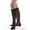 Black, variant on Allegro 20-30 mmHg Essential 18 Sheer Support Knee High (Nude) Small
