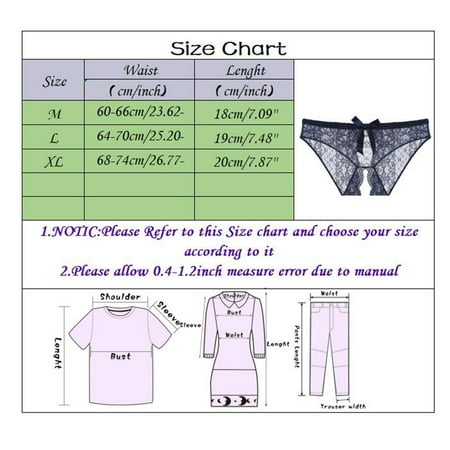 Crotchless Lingerie for Women Funny Thongs White Underwear Naughty Panties for Women
