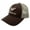 Brown, variant on Ford Men's Official Licensed Embroidered Logo Vintage Wash Mesh Trucker Hat Cap (Navy/Cream)