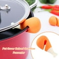 thumbnail image 3 of keepw Anti-overflow Holder Portable Small Washable Lifting Adorable Indoor Kitchen Spill-Proof Shelf Rack Accessories Chicken Leg, 3 of 6