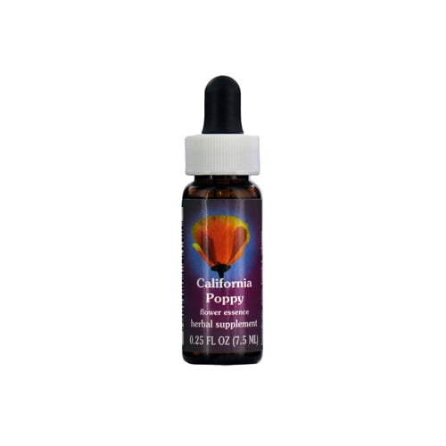 Flower Essence California Poppy Herbal Supplement Dropper 0.25 Oz