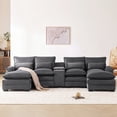 thumbnail image 2 of 6-seat Sofa with Sturdy Wood and Iron Frame / Reliable Furniture for Daily Use, 2 of 6