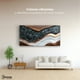 thumbnail image 2 of Cuadro Decorativo Canvas Revolution Abstracto Textura Metálica 120x60, 2 of 3