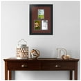 thumbnail image 2 of ArtToFrames Collage Photo Picture Frame with 3 - 3x5" Openings, Framed in Black with Maroon and Black Mats (CDM-3926-1662), 2 of 8