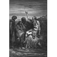 thumbnail image 1 of 24"x36" Gallery Poster, Job Speaks with His Friends from gustave dore english bible 1866, 1 of 1
