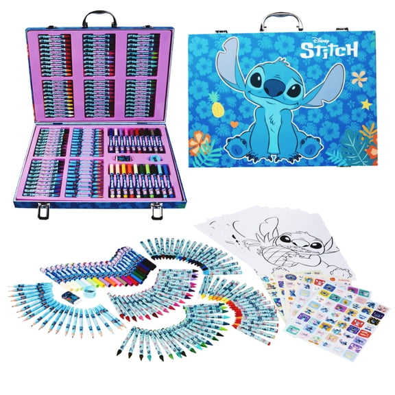 Stitch Inspirational Art Case 130  Pieces Colouring Set