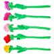 thumbnail image 4 of 5 rosas artificiales para decorar con flores falsas, adornos de rosas de peluche para niños., 4 of 6