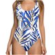 thumbnail image 1 of Traje de baño de una pieza para mujer, conjunto de bikini para mujer, moda de verano, estampado para mujer, con relleno en el pecho y sin tirantes en la espalda, traje de baño de nailon para mujer, 1 of 3