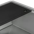 thumbnail image 3 of Ruvati USA RVA1217BWC 17 x 11 in. Matte Black Composite Replacement Cutting Board for Workstation Sinks, 3 of 4