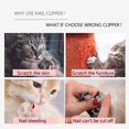 thumbnail image 3 of Professional Pet Cat Nail Clipper Stainless Steel Scissors for Animals Cats, 3 of 6