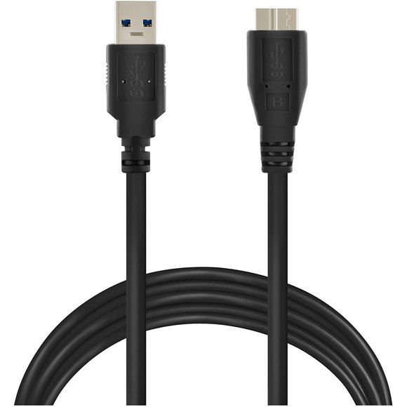 GFDYREE VEBNER 20 Pieds USB Type A 3.0 vers Micro-B SuperSpeed Compatible avec Samsung Galaxy, Toshiba Canvio, Seagate FreeAgent et Disques Durs Externes WD et Caméras Canon, Fujifilm, Nikon