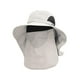 thumbnail image 2 of Sombrero para el sol con solapa para el cuello, gorra de protección solar con capucha, cómodo sombrero de pesca de ala ancha beige, 2 of 9