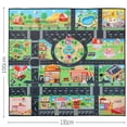 thumbnail image 1 of Alfombra antideslizante de tráfico de carretera para niños, tapete de juego de simulación, mapa de estacionamiento de Ciudad de coche, regalos para niños y niñas (sin coches), 1 of 4