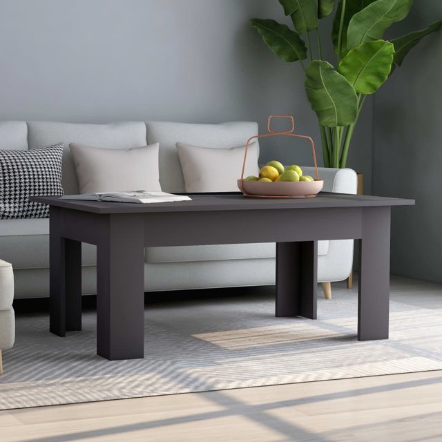 vidaXL Coffee Table Grey 100x60x42 cm Engineered Wood