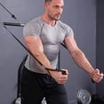 thumbnail image 2 of tredstone Tricep Rope Straight Bar Cable Machine Equipment Fitness for Rowing Machine, 2 of 5