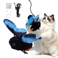thumbnail image 2 of Interactive Automatic Cat Toy, Rechargeable Butterfly & Flying Bird Toy, Touch Activated for Indoor Cats and Kittens, 2 of 4