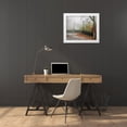 thumbnail image 4 of Vitaly Geyman 32x26 White Modern Wood Framed Wall Art Titled - Fall Plaza II, 4 of 5