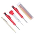 thumbnail image 2 of Lápices mecánicos de carpintero, kit de 10 piezas de marcadores de colores, recambios de marcadores, herramientas de marcado de trazador, muy recomendables, 2 of 9