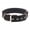 Black, variant on Pet Collar Adjustable Nylon Dog Neck Circle Long-lasting Pet Neck Strap with Traction Ring Pet Supplies-Red,S