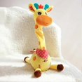 thumbnail image 3 of Singing Plush Giraffes Toy Talkings Swinging Plush Toy Kids Present, 3 of 5