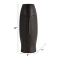 thumbnail image 5 of Ceramic Face Vase for Living Room Decor and Home Accent - Modern Decorative Flower Vase for Entryway, Bedroom, and Office Desk - Perfect for House Decor and Table Displays - 14", Black, 5 of 13