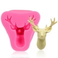 thumbnail image 5 of WHAMVOX Deer Elk Head Silicone Mold 1Pack For Baking And Diy Bakers, 5 of 8