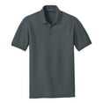 thumbnail image 5 of Yellow Rooster Men's Short Sleeves Tall Core Classic Pique Polo Graphite LT, 5 of 6