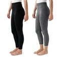 thumbnail image 3 of MUK LUKS Women's 2 Pack Leggings, 3 of 3