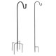 thumbnail image 3 of Rustproof Garden Hook 2Pcs Heavy Duty Iron Insert Rod Black For Hanging Signs In Courtyards And Gardens, 3 of 3