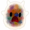 thumbnail image 2 of Halloween Ghost Squishy Toy with Colorful Bead Filled Design, Clear with Multicolor Beads, for Kids and Adults, Relaxation Toy, 2 of 3