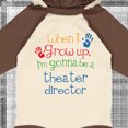 thumbnail image 4 of Inktastic Theater Director Future Boys or Girls Long Sleeve Baby Bodysuit, 4 of 5