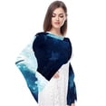 thumbnail image 4 of Starry Shark Elegant Chiffon Silk Scarf - Lightweight & Translucent 180x73cm Women's Wrap, 4 of 6