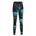 thumbnail image 3 of MKLEKYY Leggings deportivos para mujer, leggings de cintura alta con estampado para yoga, correr, fitness diario, 3 of 3