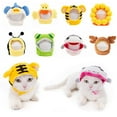 thumbnail image 5 of Cosplay Cute Cat Dog Cross-Dressing Pet Supplies Headwear Pet Headgear Pet Hat Warm Headdress BEE, 5 of 8