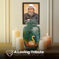 thumbnail image 4 of Yatskia Lightning Snake at Forest Mini Funeral Keepsake Urns for Human Ashes Adult Male and Female, Large Funeral Burial Urn for Ashes Adult Dad, (Classic 10 Inch and 3 Inch), 4 of 8