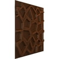 thumbnail image 2 of Ekena Millwork 19 5/8"W x 19 5/8"H Dublin EnduraWall Decorative 3D Wall Panel, Universal Aged Metallic Rust (Covers 2.67 Sq. Ft.), 2 of 6