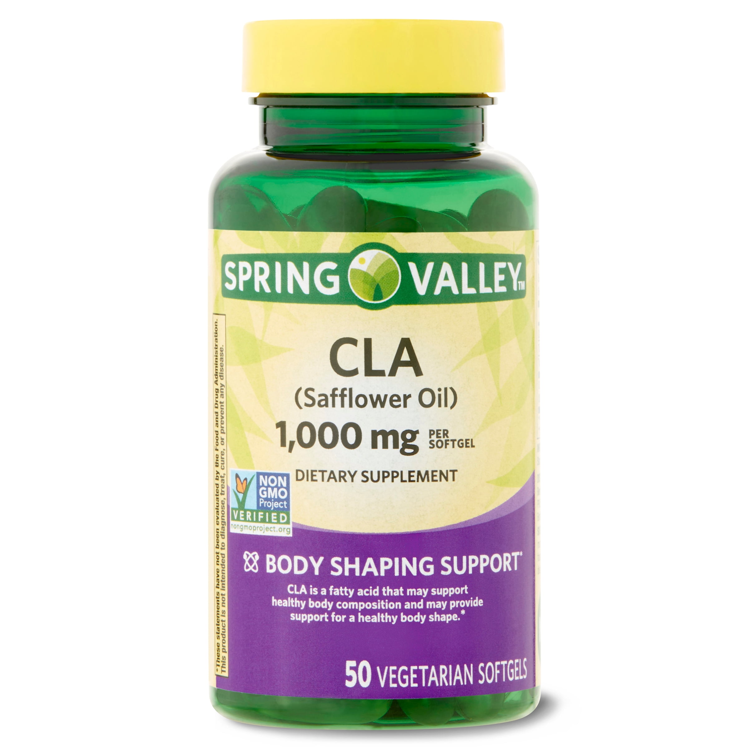 Spring Valley CLA Safflower Oil Dietary Supplement, 1,000 mg, 50 count