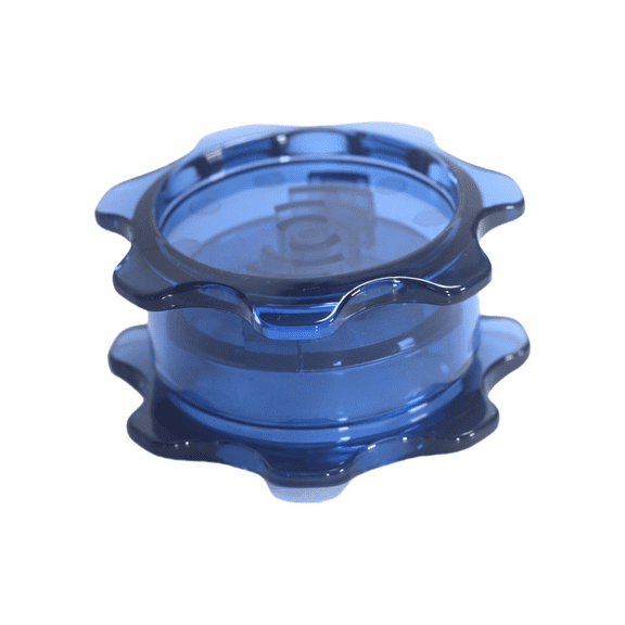 Garlic Mincer, Press Manual Garlic Twister for Nut Ginger Peppers Grinder, Dishwasher-safe, BPA-Free (Blue)