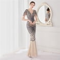 thumbnail image 1 of Vestido de flores con cuentas para fiesta, vestido de noche, vestido ceremonial sexy, 1 of 5